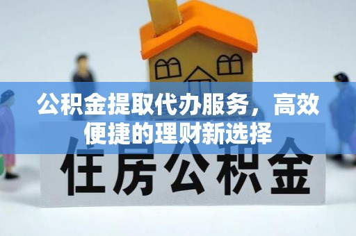沣西公积金提取代办服务，高效便捷的理财新选择