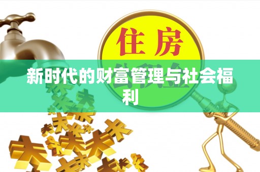 沣西新时代的财富管理与社会福利