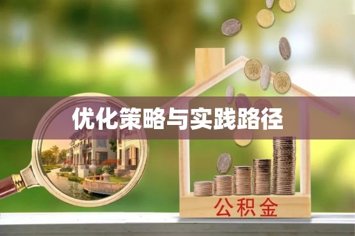 沣西优化策略与实践路径