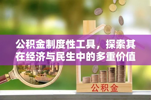 沣西公积金制度性工具，探索其在经济与民生中的多重价值